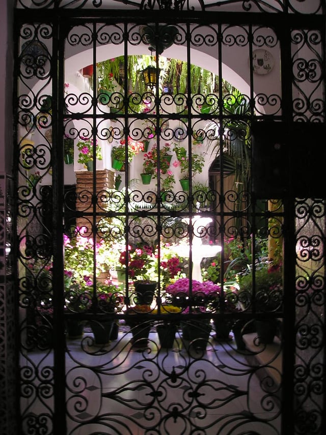 A patio andaluz in Córdoba.