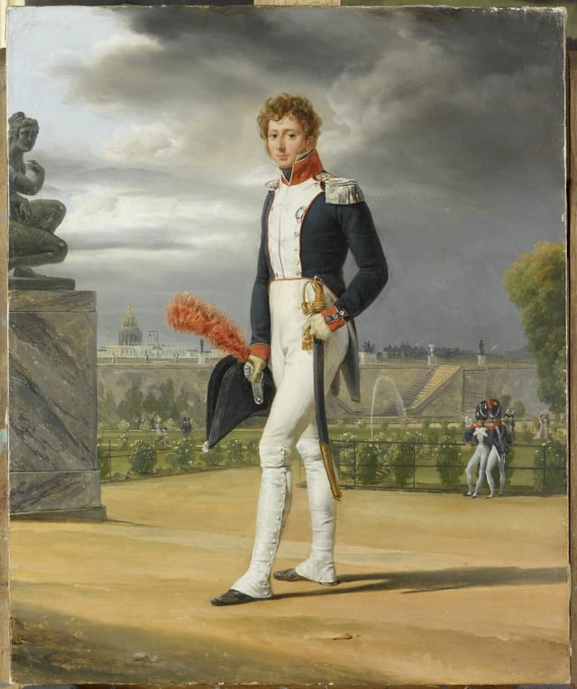 Philippe Lenoir, (1785–1867), French painter, in his National Guard uniform. By Horace Vernet (1789–1863).