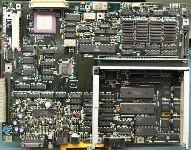 Sharp X68000 Computer Main Processor Board. Original 1987 CZ-600C model