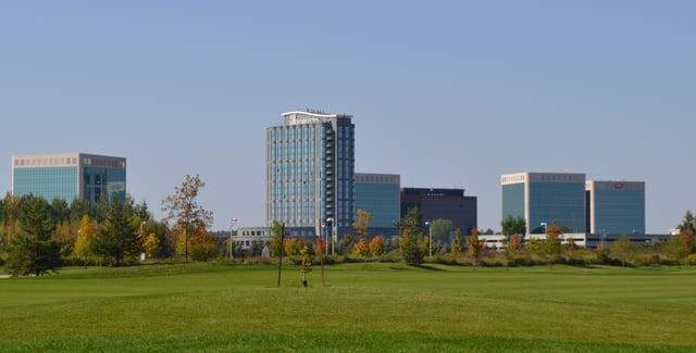 Kanata Research Park is home to many companies, mostly high-tech industries.