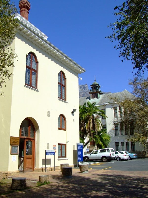 Hiddingh Hall Library on Hiddingh Campus in Gardens, Cape Town.