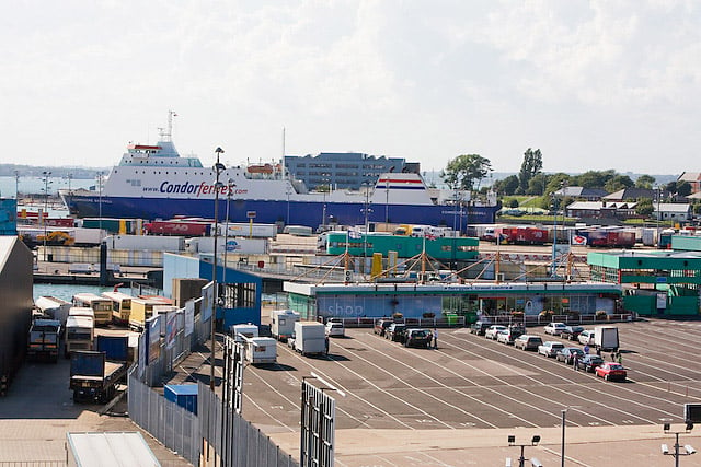 Portsmouth International Port serves as one of the city's major industries.