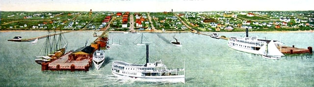 1906 postcard of painting by W.L. Straub of St. Petersburg