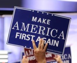 The theme of Wednesday night was "Make America First Again"