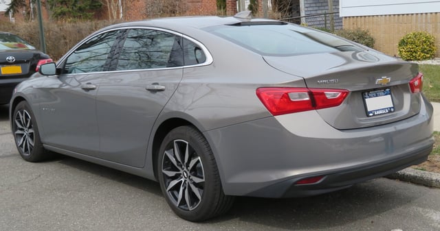 2017 Chevrolet Malibu (rear)