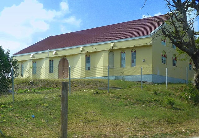 Baxter Memorial Church in English Harbour, Antigua.