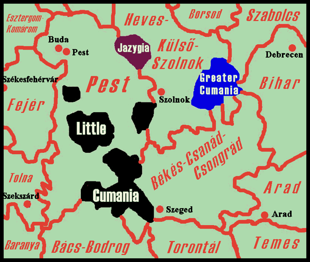 Cumans and Jasz people preserved their regional autonomy (Cumania and Jazygia) until 1876.