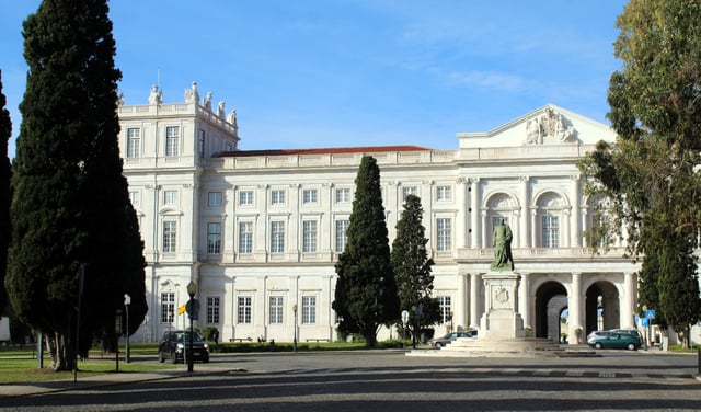 The Palace of Ajuda was built as a residence for the King of Portugal following the 1755 Lisbon Earthquake.