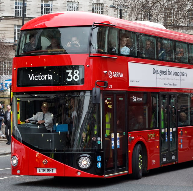 The New Routemaster bus introduced by Johnson's administration