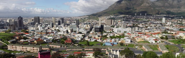 Panorama of the Cape Town city centre