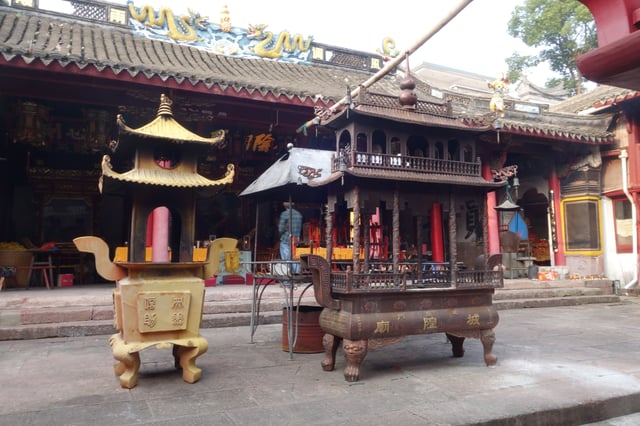 Temple of the City God of Dongmen, in Xiangshan, Ningbo, Zhejiang.