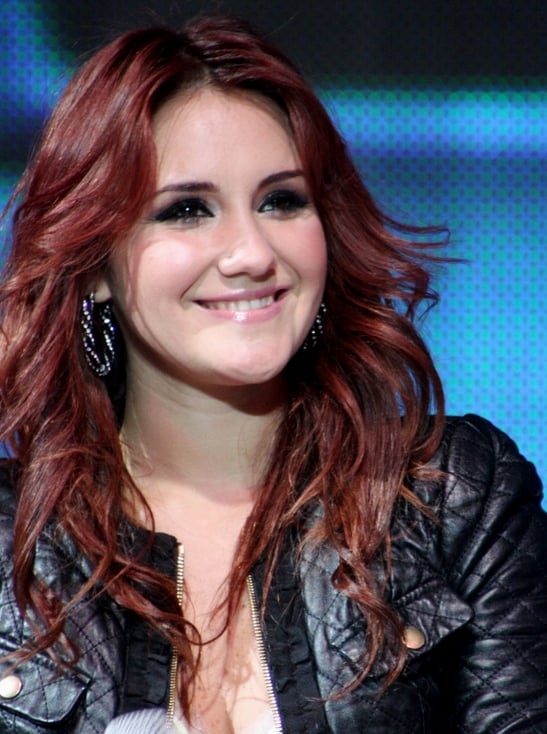 Mexican actress and musician Dulce Maria at Teleton 2011 in Mexico.