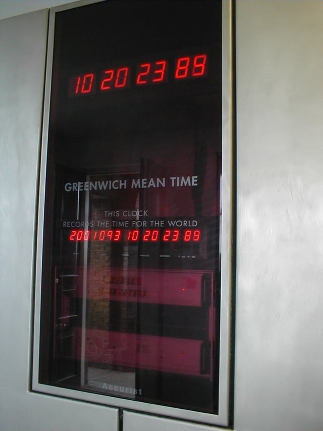 One of the hyper-accurate timekeepers at the observatory