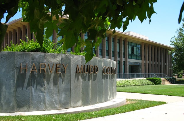Harvey Mudd College entrance on Dartmouth Ave.