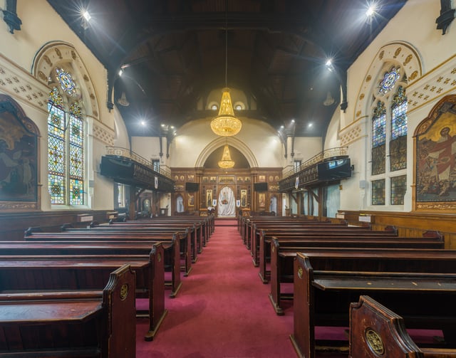 St Mark's Coptic Orthodox Church in London, England.