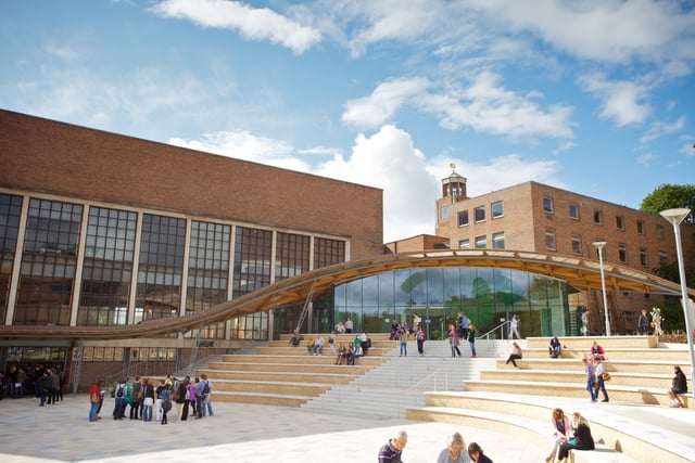 The Piazza, outside the Great Hall and University Reception