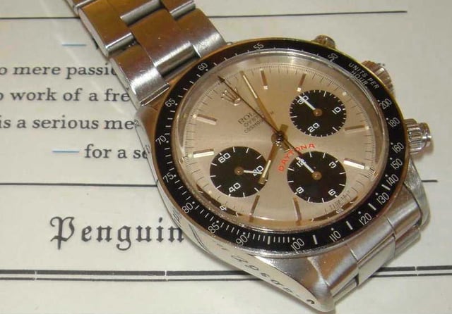 Rolex Daytona chronograph stainless steel, white dial (ref. 6263)