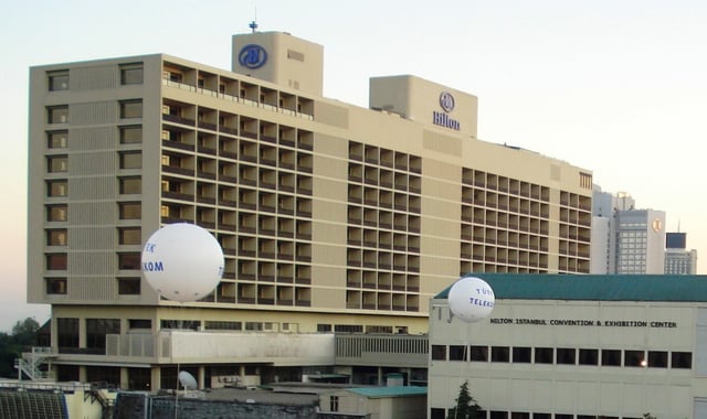 Hilton Istanbul Bosphorus (1955) was built as the first Hilton hotel in Europe and is currently the longest serving Hilton hotel outside the United States. It appeared in the James Bond film From Russia with Love (1963).