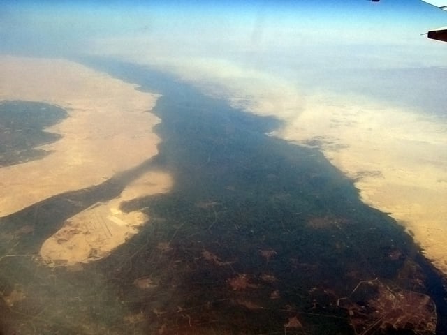 The Nile near Beni Suef