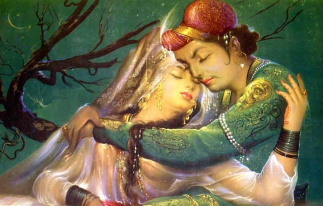 The story of Jahangir and Anarkali is popular folklore in the former territories of the Mughal Empire.