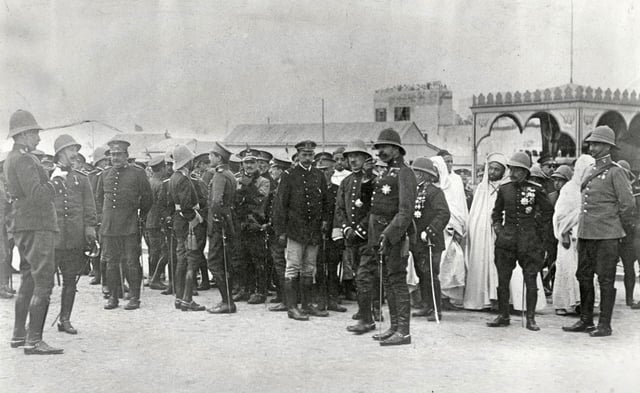 Spanish officers in Africa in 1920