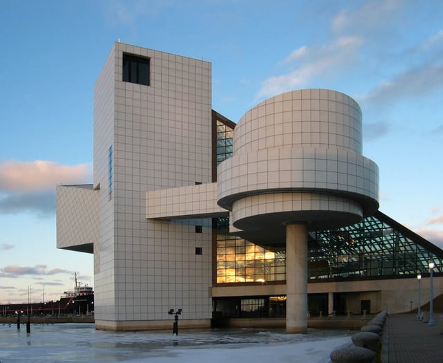 The Rock and Roll Hall of Fame in Cleveland
