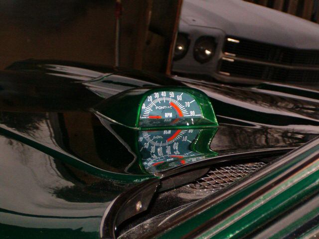 1968 GTO hood-mounted Tachometer