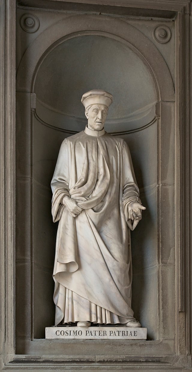 Cosimo Pater patriae, Uffizi Gallery, Florence.