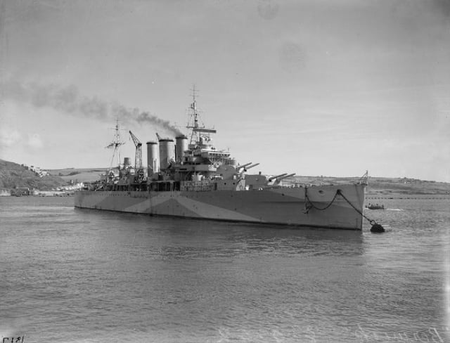 HMS Berwick led the British invasion of Iceland