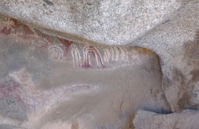 Arawak petroglyphs in the Ayo Rocks