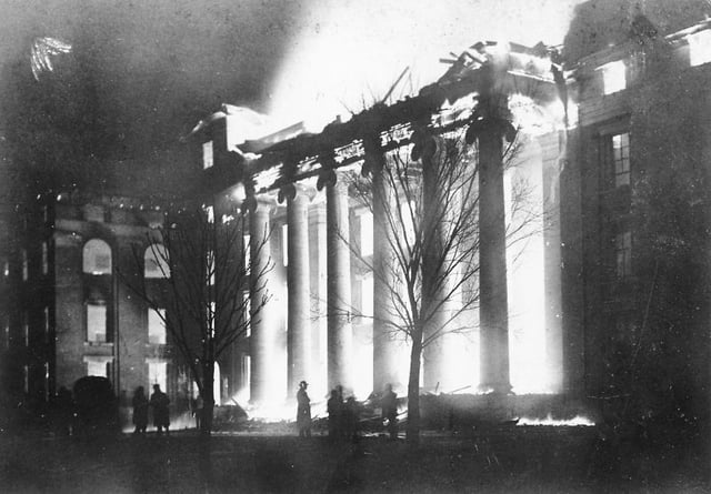 Fire at Academic Hall, 1892