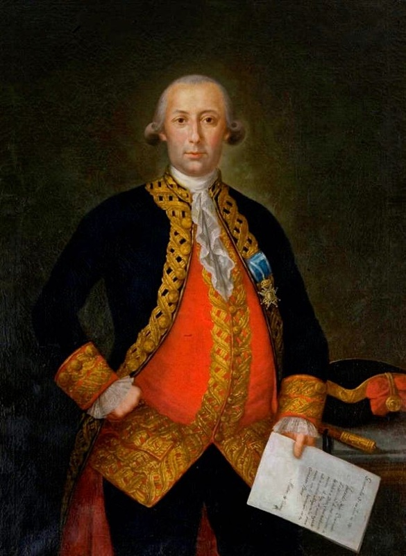 Portrait of Gálvez displayed at the United States Congress, by Mariano Salvador Maella