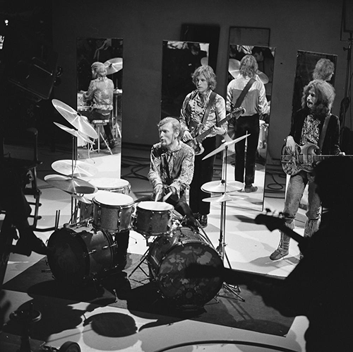 Cream performing on the Dutch television program Fanclub in 1968.