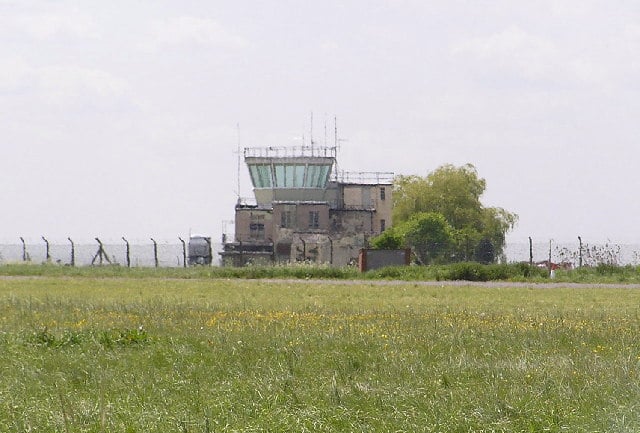 Disused control tower, Pershore Airfield