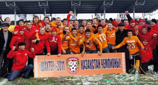 FC Shakhter Karagandy players