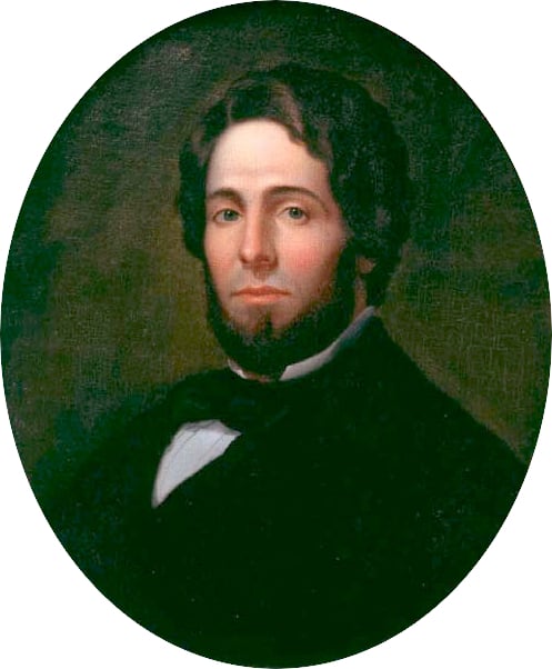 Herman Melville, c. 1846–47. Oil painting by Asa Weston Twitchell