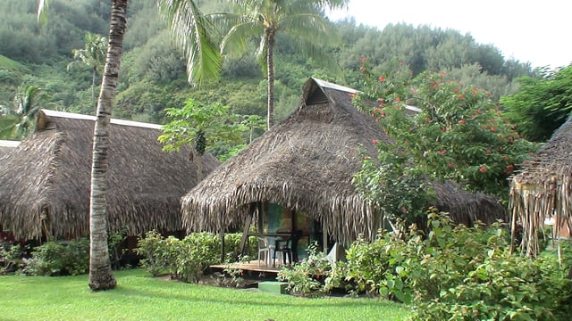 Bungalows of Hotel Hibiscus, Haurū Point, Mo'orea