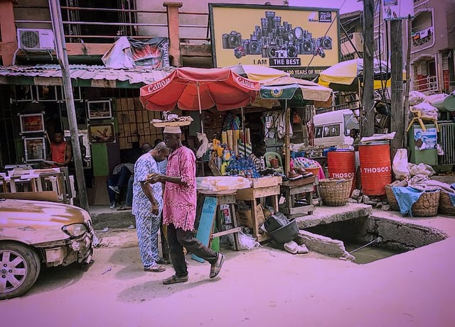 Market scene