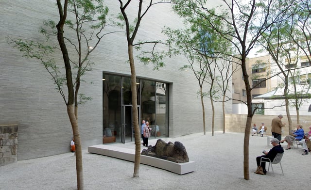 Courtyard of the Kolumba museum in 2007, designed by Peter Zumthor