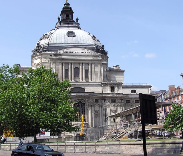 Methodist Central Hall, London, the location of the first meeting of the United Nations General Assembly in 1946.