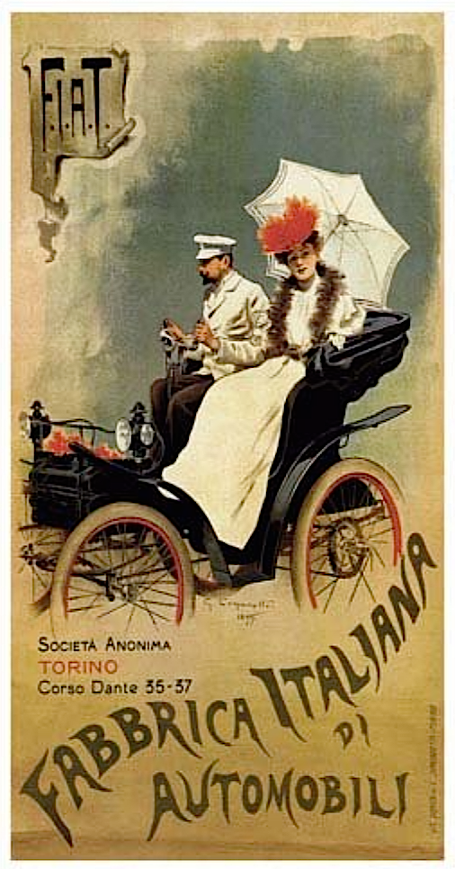 A 1899 FIAT advertisement