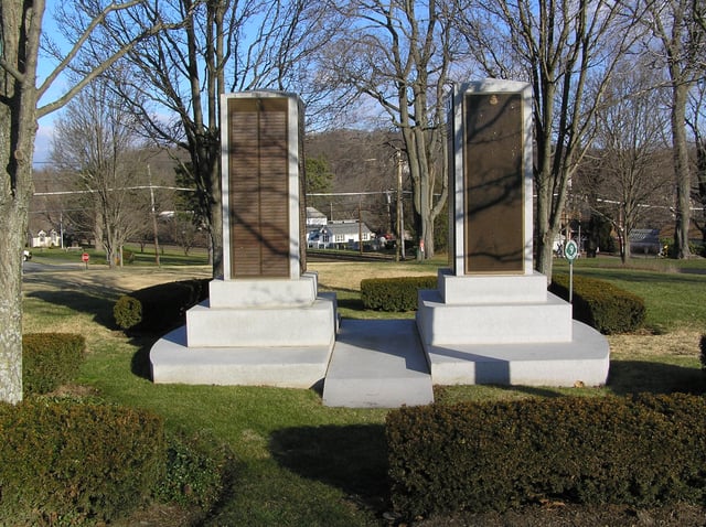 The monument to the Salvation Army in Kensico Cemetery