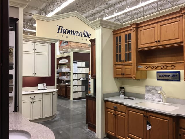 Thomasville Carpentry cabinets at The Home Depot.