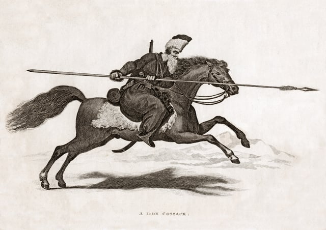 Don Cossack in the early 1800s