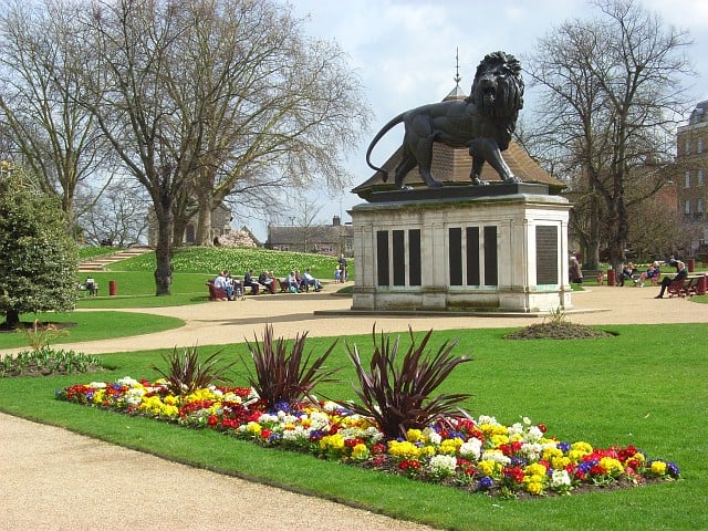 The Maiwand Lion in Forbury Gardens