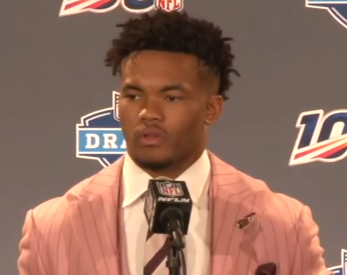 Cardinals' quarterback Kyler Murray, the first overall draft pick in the 2019 NFL Draft