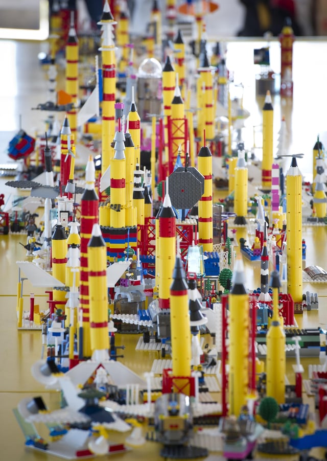 Lego building at NASA's Kennedy Space Center