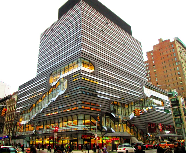 The New School University Center at 14th Street and Fifth Avenue, a LEED Gold building completed in 2014