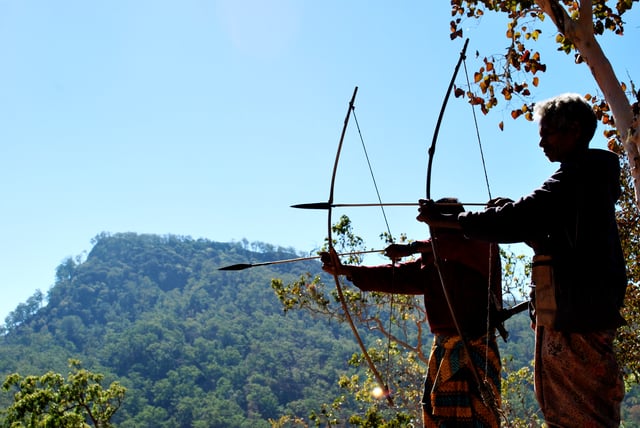 Archers in East Timor
