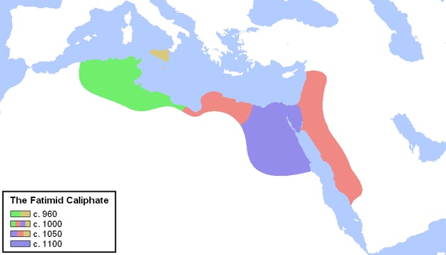 Fatimid Caliphate, a Shia Ismaili dynasty that ruled much of North Africa, c. 960–1100